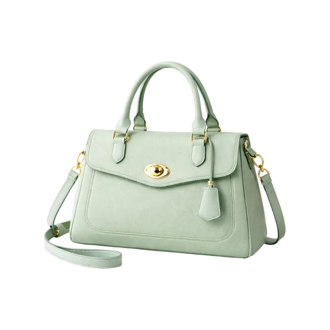 Newbags Discount Inc Chic Mint Green Satchel Crossbody Handbag Style - Image 2