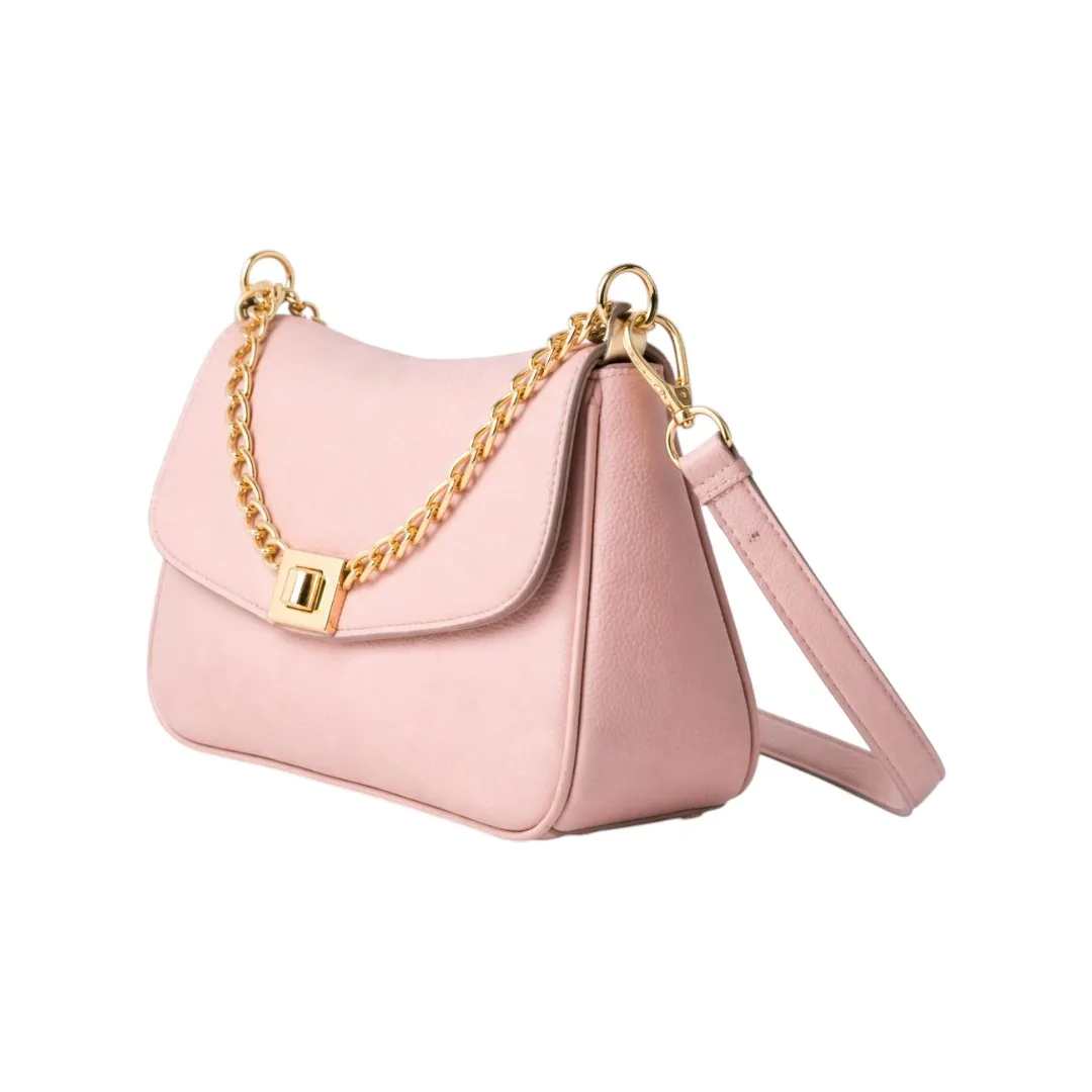 Newbags Discount Inc Pink Chain Strap Shoulder Bag Stylish Mini Purse - Image 4